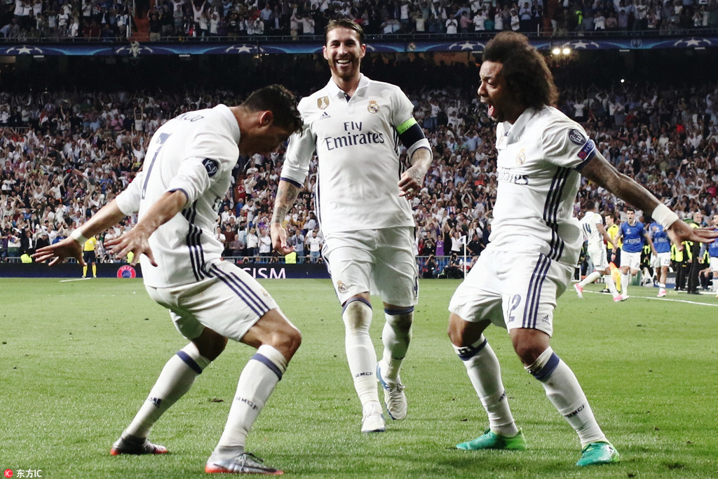  皇马逆转拜仁挺进欧冠四强